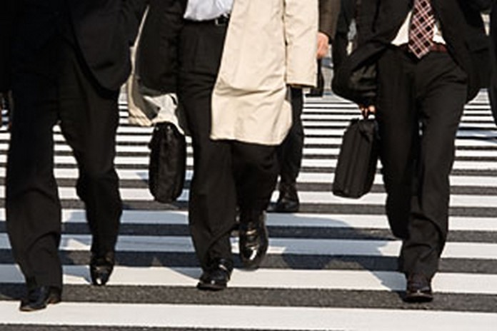 Crossing the street