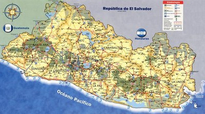 Mapa de El Salvador