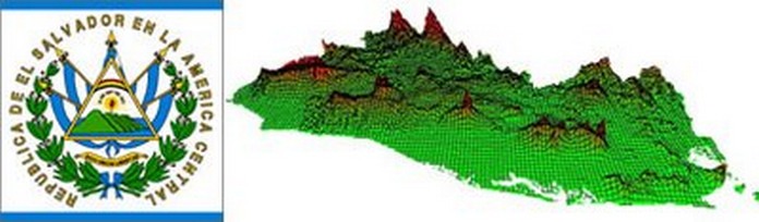 Escudo y Mapa de El Salvador