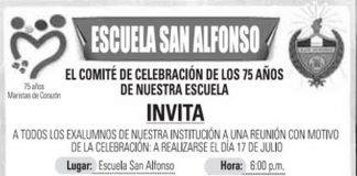 Escuela San Alfonso: 75 años
