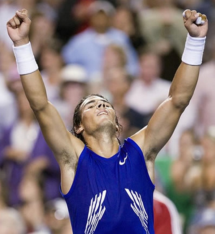 Nadal celebra en Toronto