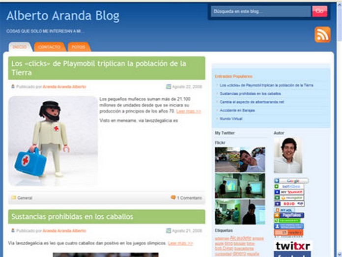 Screenshot AlbertoAranda.net