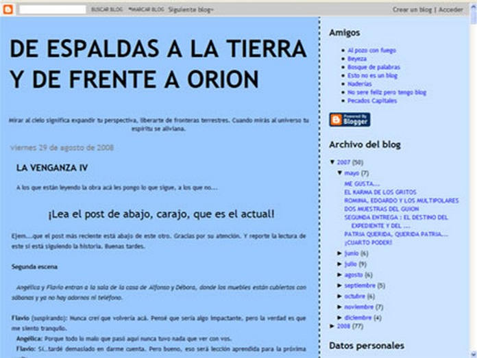 Screenshot Frente a Orion