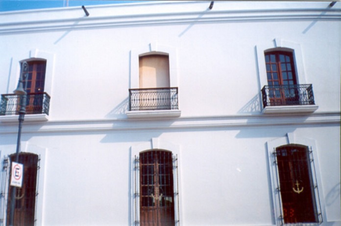 Vista del balcón donde murió Virgilio Uribe
