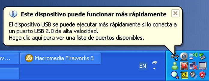 Aviso de USB 2.0