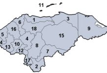 Honduras: Mapa Administrativo
