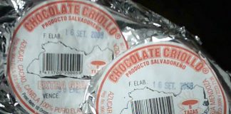 Chocolate Criollo hecho en El Salvador