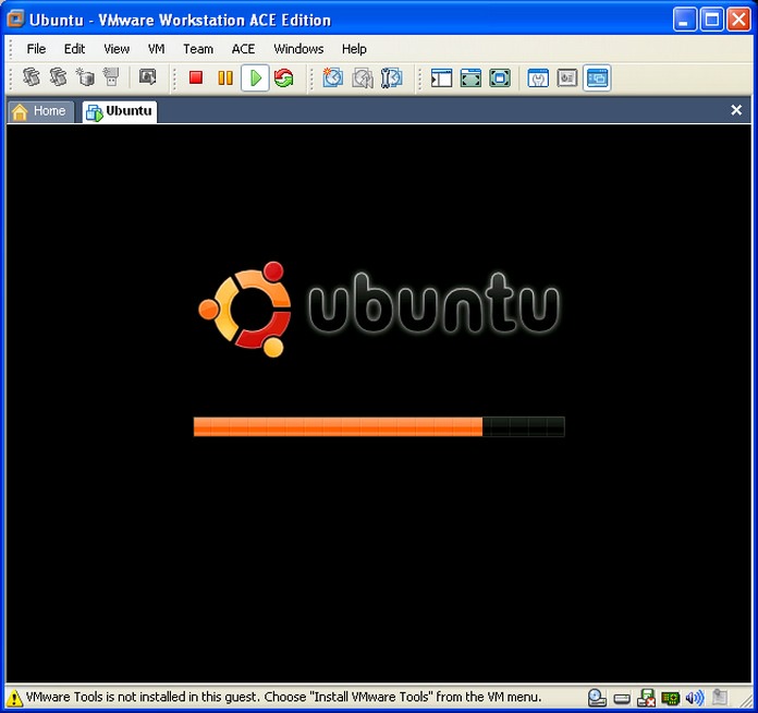 Instalando Ubuntu en VMware, iniciando el Live CD