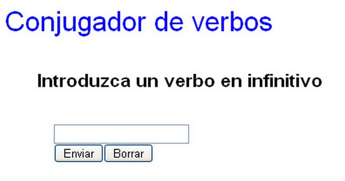 Conjugador de verbos en español
