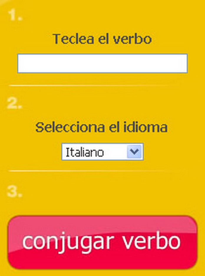 Conjugador de verbos italianos