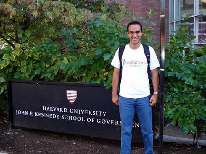 René Pineda en Harvard