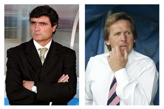 Juande Ramos y Bernd Schuster