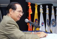 Humberto Centeno como ministro de gobernación