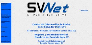 Mi opinión sobre el SVNET y los dominios .sv