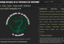 Comando Nacional de La Resistencia El Salvador