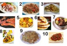 Mis 10 comidas favoritas