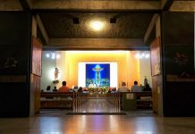 Misa en la Iglesia El Carmen