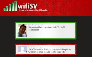 Claves WEP de El Salvador