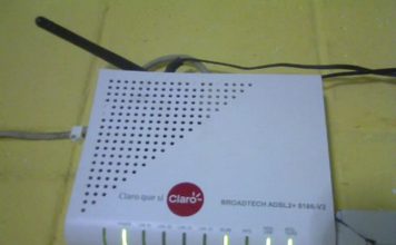 Router Broadtech ADSL2+ 8186-V2 CLARO TURBONETT