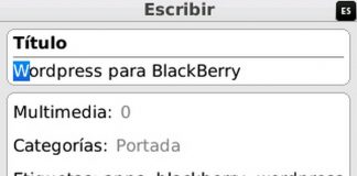 WordPress para BlackBerry