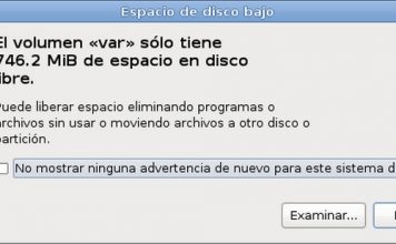 Poco espacio en /var