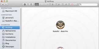 Utilizando AirDrop en Mac OS X Mountain Lion