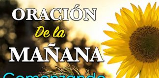 Oración de la mañana al salir de casa