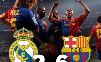Paliza histórica: Real Madrid 2 – Barcelona 6