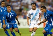 El Salvador vs Guatemala en Los Angeles, California