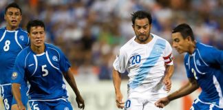 El Salvador vs Guatemala en Los Angeles, California