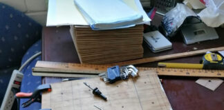 Fabricando una reposadera de botellas